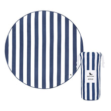 Load image into Gallery viewer, Round Quick Dry Beach Towel-Navy