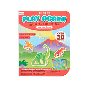 Play Again! Mini On-The-Go Activity Kit-Daring Dinos