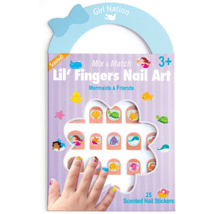 Lil' Fingers Nail Art- Mermaids & Friends
