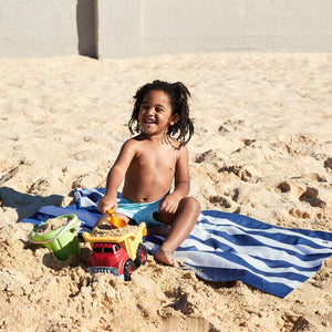 Kids Quick Dry Beach Towel- Navy