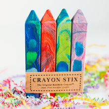 Load image into Gallery viewer, Rainbow Crayon Stix 4 pack