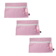 Load image into Gallery viewer, Pink Gingham Cosmo Bag