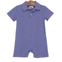 Load image into Gallery viewer, Royal Blue Stripe Michael Romper
