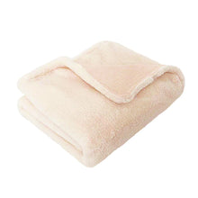 Load image into Gallery viewer, Pink Faux Fur Baby Blanket