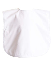 Load image into Gallery viewer, White piped in White Brookshire Bib