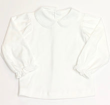 Load image into Gallery viewer, Girls Long Sleeve Collared Knit Shirt
