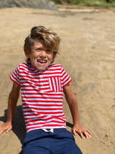 Load image into Gallery viewer, Boys Navy Hugo Twill Shorts