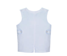 Load image into Gallery viewer, White with Blue Piping Hayes Shortall
