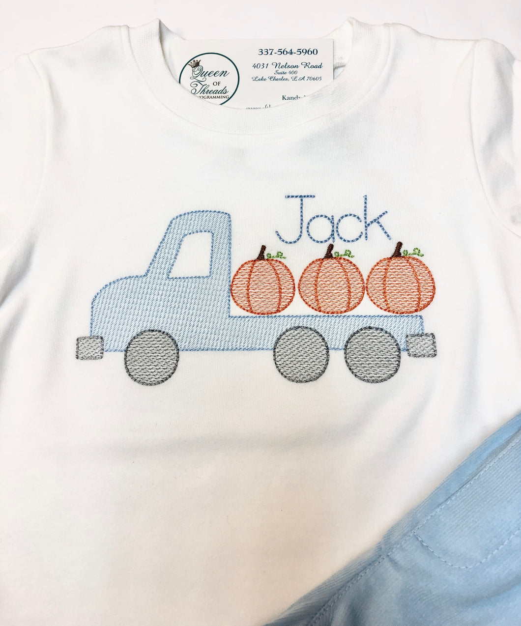 Boys Pumpkin Truck Tee