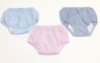 Unisex Seersucker Diaper Covers