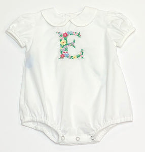 Girls Short Sleeve Collared Bubble