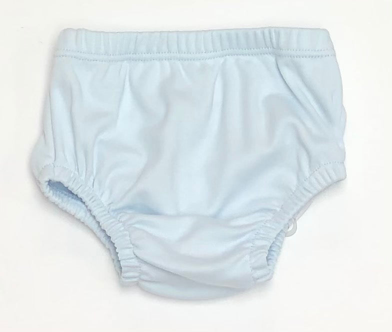 Blue Pima Diaper Cover