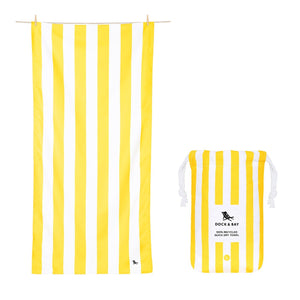 Quick Dry Beach Towel- Boracay Yellow