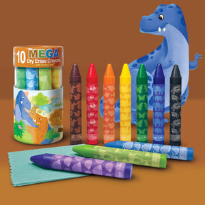Dry Erase Mega Crayons- Dinosaur World
