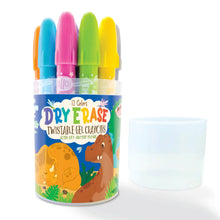 Load image into Gallery viewer, Dry Erase Twistable Gel Crayons- Dinosaur World