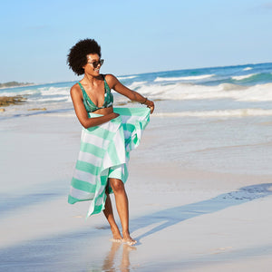Quick Dry Beach Towel- Mint Green