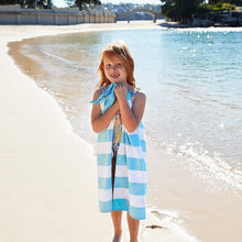 Load image into Gallery viewer, Kids Quick Dry Beach Towel- Tulum Blue