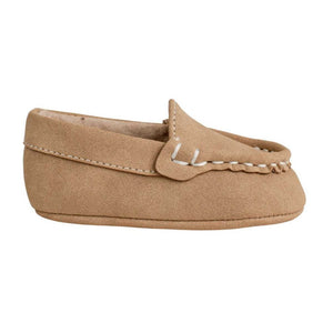 Infant Taupe Suede Ian Moccasins