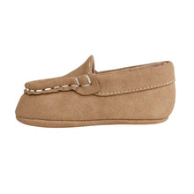 Load image into Gallery viewer, Infant Taupe Suede Ian Moccasins