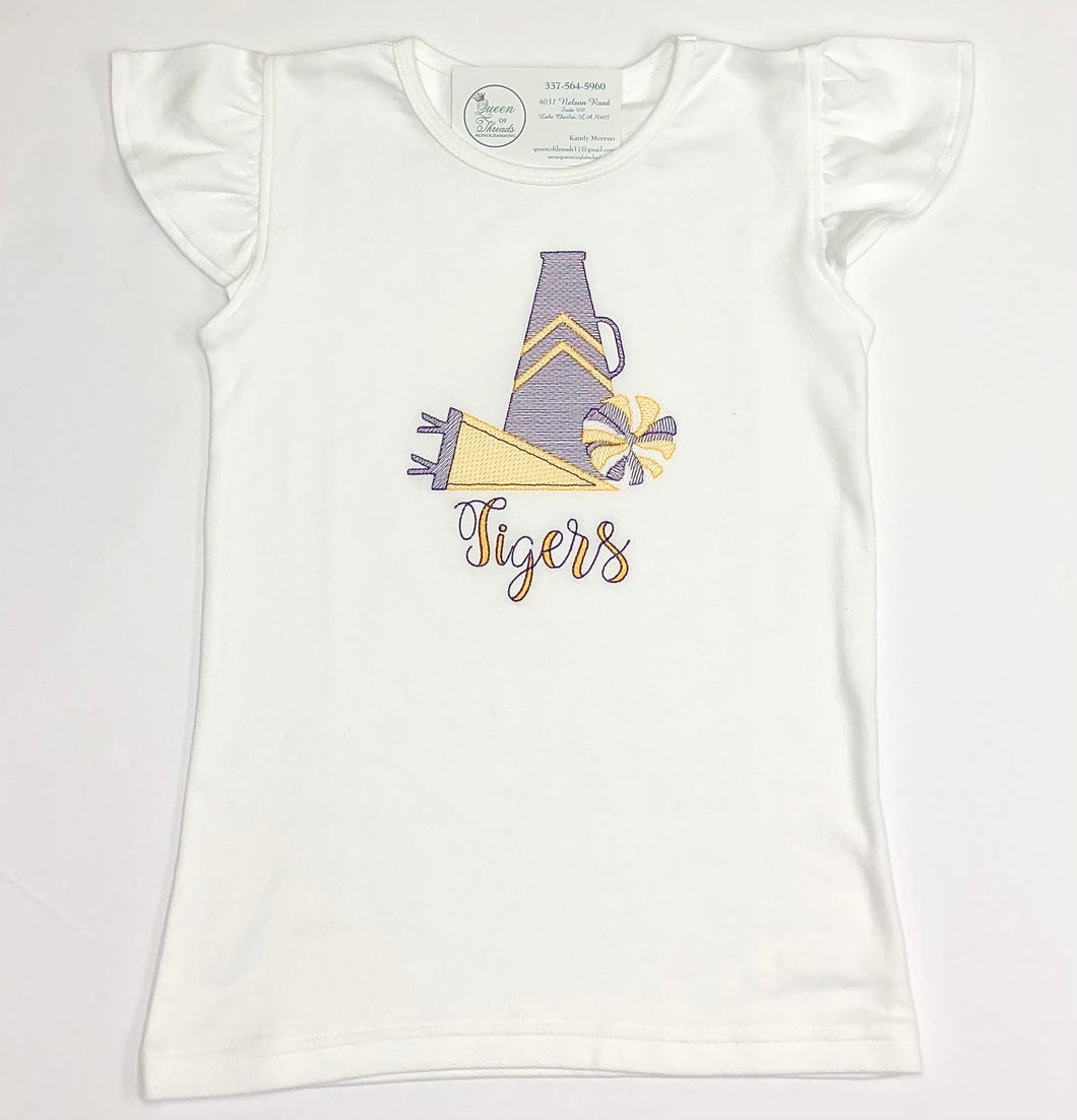 Cheer Squad Tigers Short Sleeve Tee