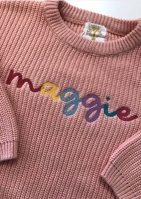 Light Pink Knit Sweater