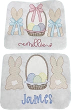 Load image into Gallery viewer, Boy / Girl Easter Bunny Monogrammed Tee