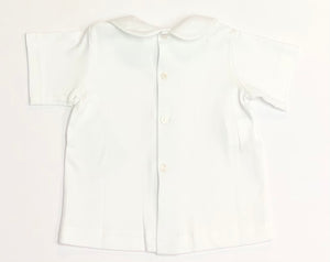 Boys Short Sleeve Collared Knit Shirt