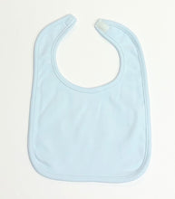 Load image into Gallery viewer, Light Blue Cotton Bib