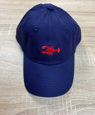 Boys Navy Lobster Baseball Hat