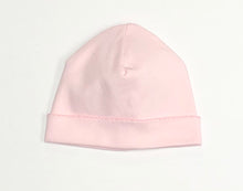 Load image into Gallery viewer, Pink Pima Beanie with Pink Trim