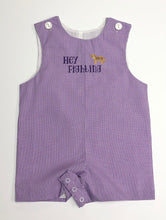 Load image into Gallery viewer, Lavender Gingham Hayes Shortall