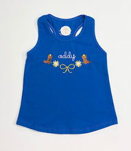 Load image into Gallery viewer, Royal Blue Racer Back Tank Top