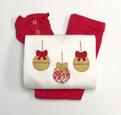 Ornament Applique Trio Tee