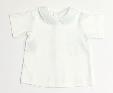 Boys Short Sleeve Collared Knit Shirt