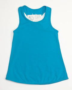Turquoise Racer Back Tank Top