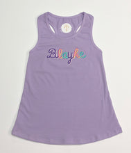 Load image into Gallery viewer, Lavender Racer Back Tank Top