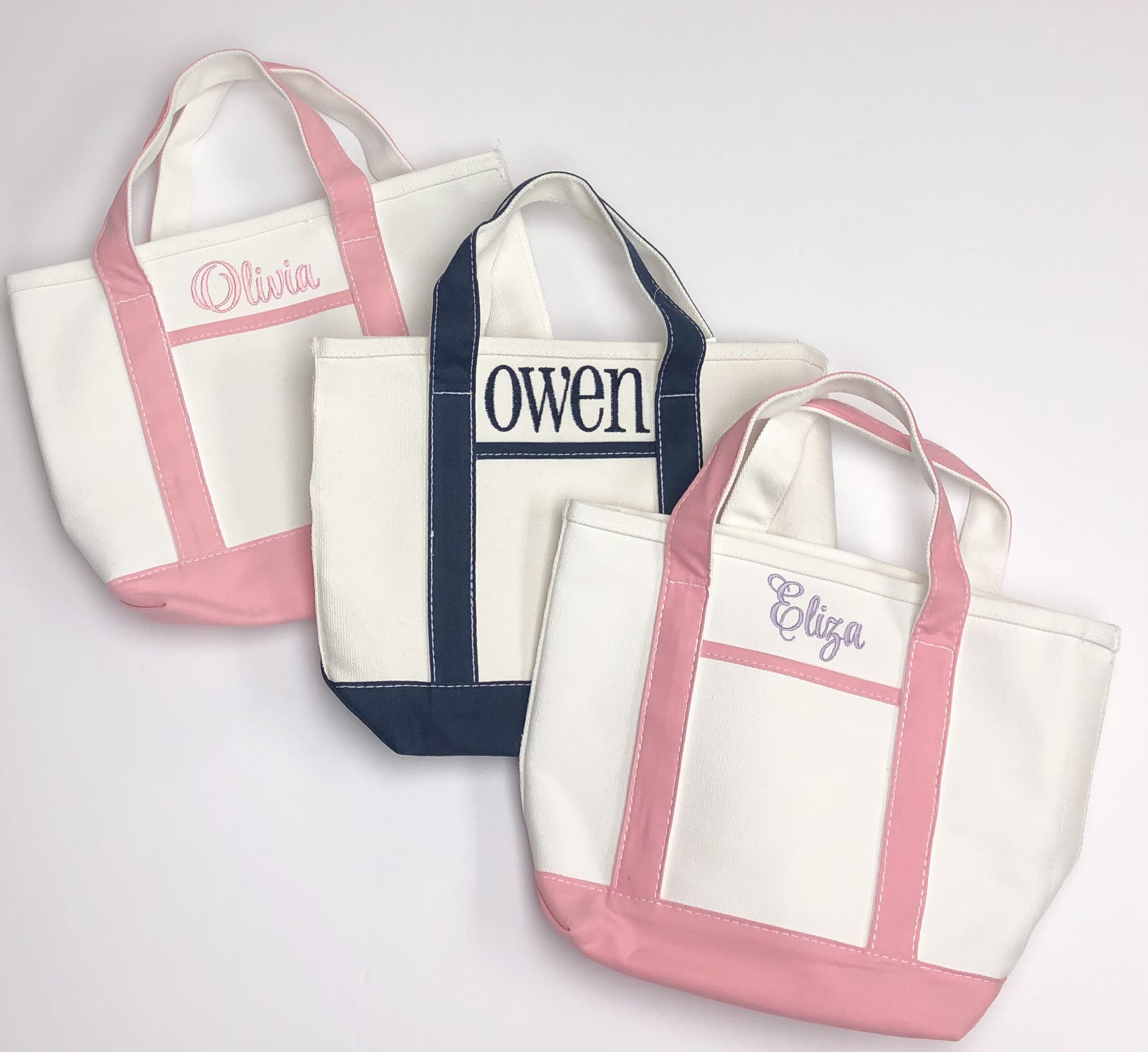 Mini Canvas Tote Bag – Queen of Threads Monogramming