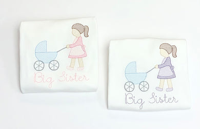 Big Sister Carriage Ruffle Tee