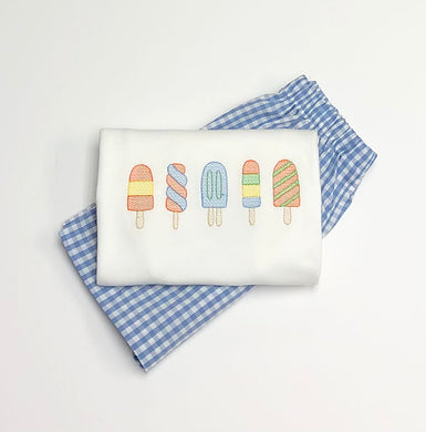 Boys Popsicle Monogrammed Short Sleeve Tee