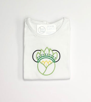 Girls Princess Tiana Short Sleeve Flutter Tee