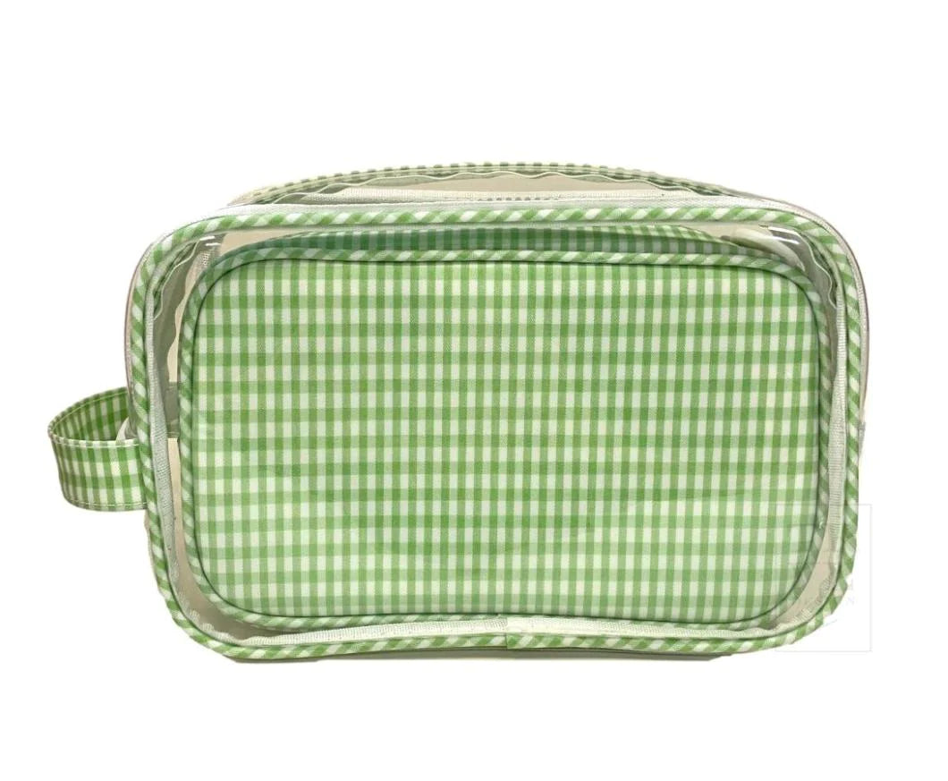 Gingham Duo Clear Bag Set