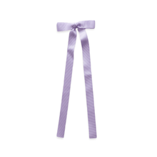 Load image into Gallery viewer, Lavender Gros Grain Long Tail Bow