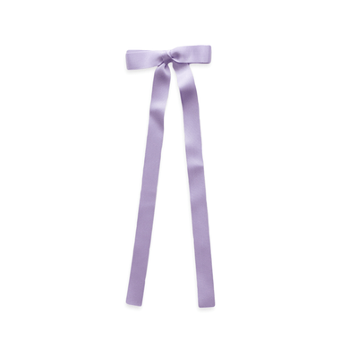 Lavender Gros Grain Long Tail Bow