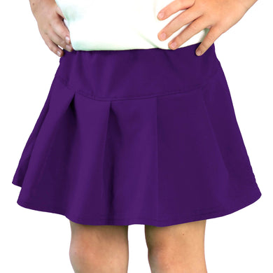 Girls Purple Tennis Skort