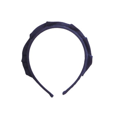 Navy Crown Headband